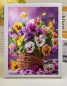 Preview: Diamond Painting Blumenkorb Stiefmütterchen